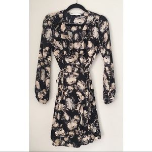 Floral Wrap Dress